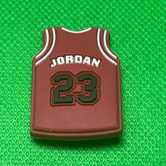 CROCS Other - 🌼 (5/$10 or 10/$15) NEW “NBA” Croc 
Charm Collection Chicago Bulls Jordan Jersey